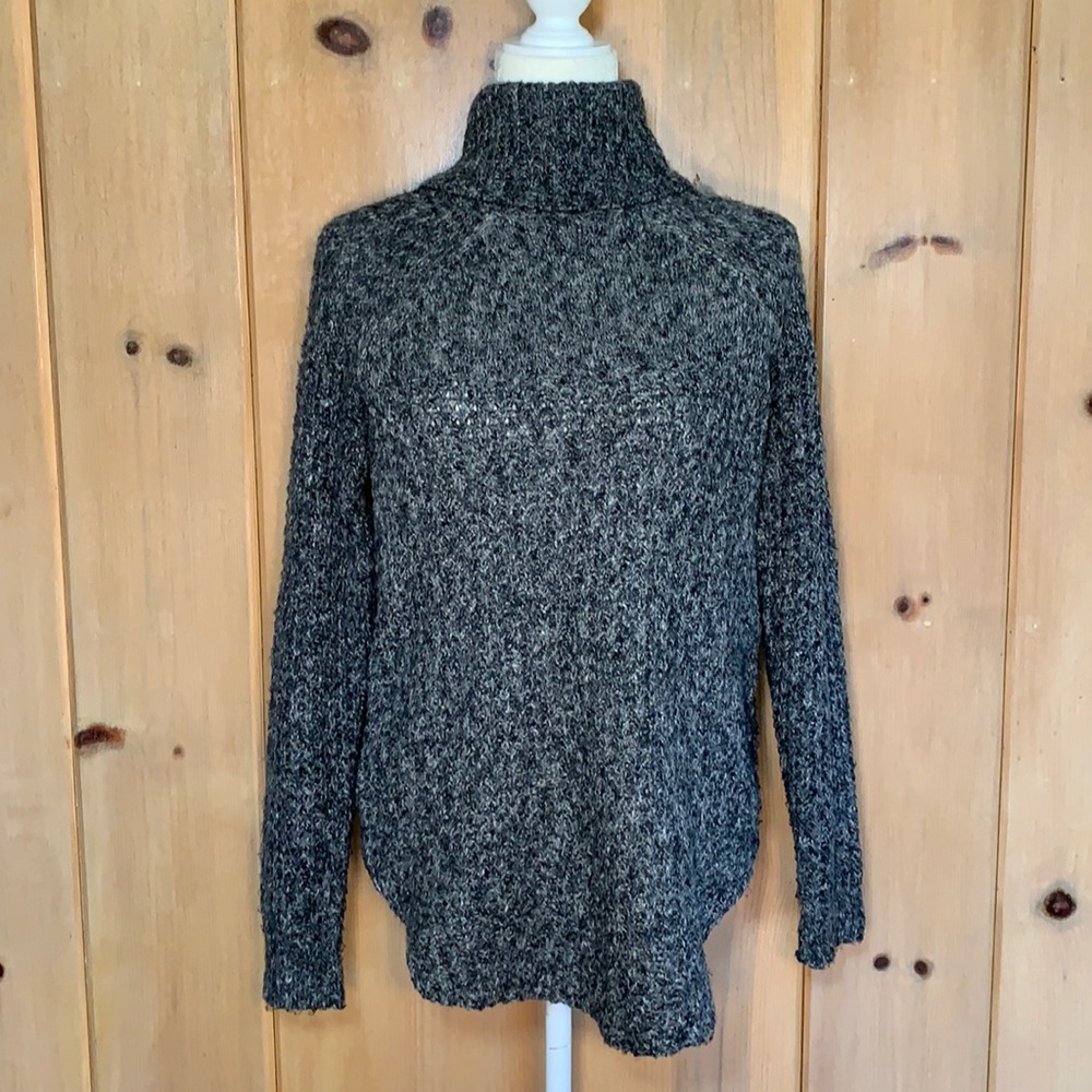 Abercrombie Grey Knit Turtleneck Sweater